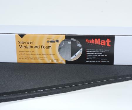 HushMat Under Carpet Floor Kit - 1/ 2" Silencer Megabond Thermal Insulating and Sound Absorbing Self-Adhesive Foam-2 Sheets 23" x 36" ea 11.5 sq ft 20300