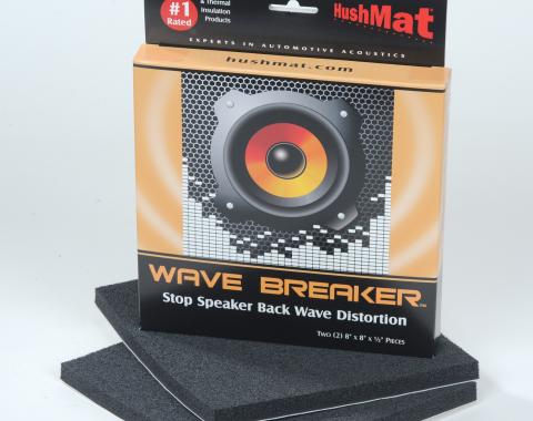 HushMat Wave Breaker Kit 8 Pack - Each Kit Contains 2- 8" x 8" ea Speaker Back Wave Deflecting Pads 88450