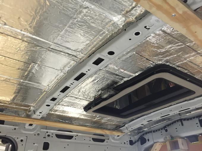 HushMat 2015-2023 Mercedes-Benz Sprinter 2500  Roof Thermal Insulation and Deadener 599005