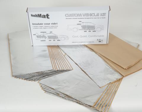 HushMat Mid Roof Cab 68 in to 72 in Sleeper - Sleeper and Floor Insulation Kit 81114