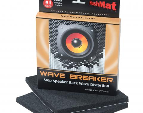 HushMat Wave Breaker Kit - Contains 2- 8" x 8" ea Speaker Back Wave Deflecting Pads 82450