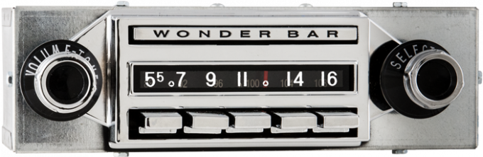 AAR 1958 Chevrolet Corvette Wonderbar AM/FM Reproduction Radio with Bluetooth 382201BT