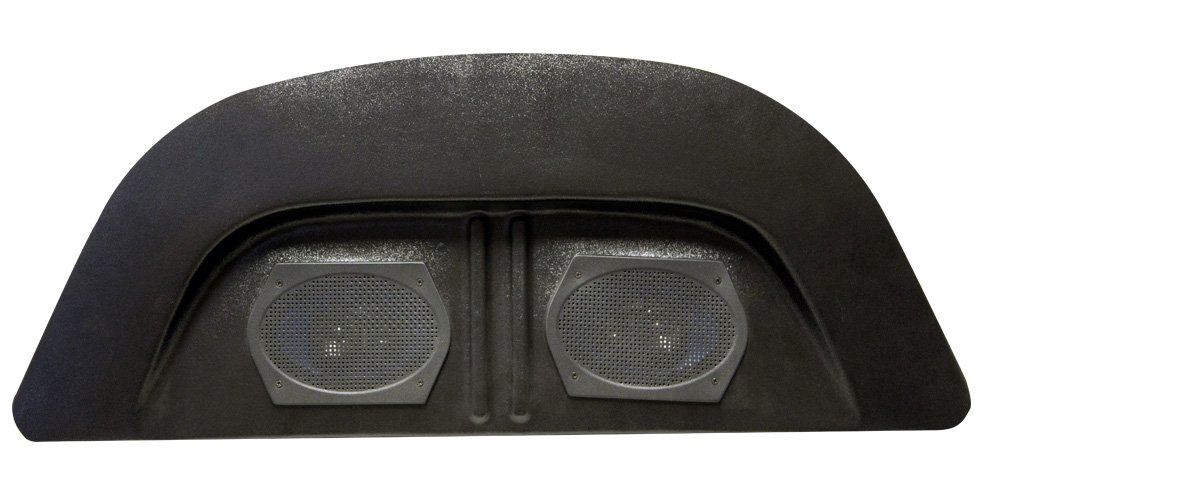Custom Autosound Rear Panel Speaker Assembly, Volkswagen, with Dual 6x9 ...
