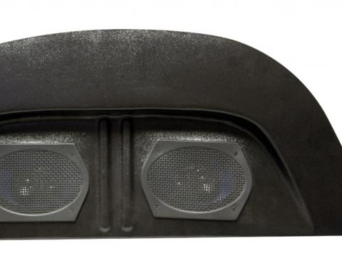 Custom Autosound Rear Panel Speaker Assembly, Volkswagen, with Dual 6x9 Speakers, 1957-1977