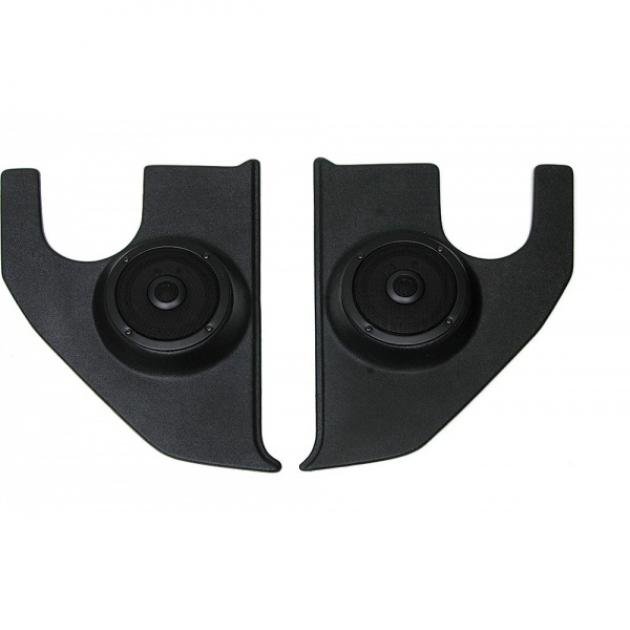 Custom Autosound Chevy Truck Kick Panels with 80 Watt Speakers, 1967