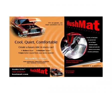 Hushmat Ultra Insulation, Trunk Floor, For Camaro, 1970-1981