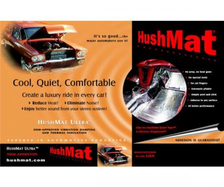 HushMat Ultra Insulation, Trunk Floor, For Firebird, 1982-1992