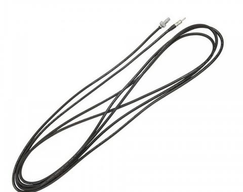 Corvette Antenna Cable, with Correct Nut, 1956-1962