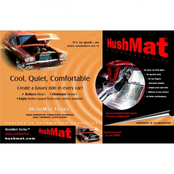 Hushmat Ultra Insulation, Floor Pan, El Camino & GMC Sprint, 1973-1977