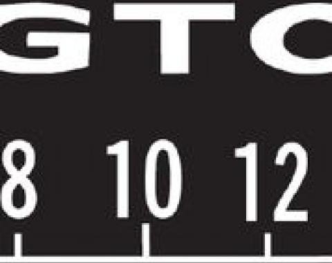 RetroSound Pontiac GTO Logo Screen Protector, Pkg of 3