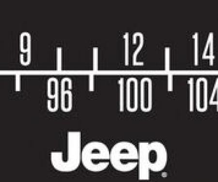 RetroSound Jeep Logo Screen Protector for Standard Radios, Pkg of 3
