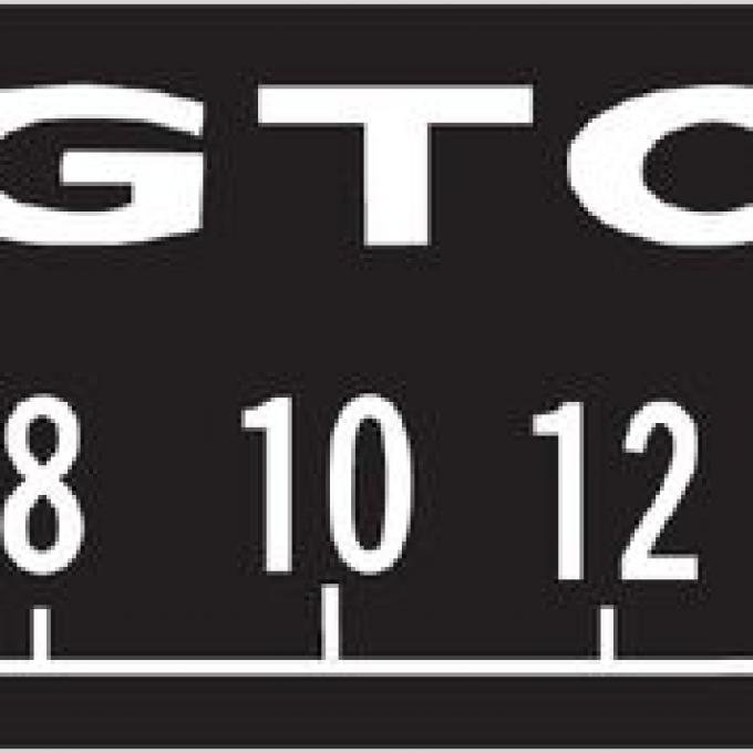 RetroSound Pontiac GTO Logo Screen Protector, Pkg of 3