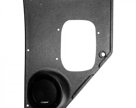 Custom Autosound Chevy Truck Kick Panels with 80 Watt Speakers, 1955-1959