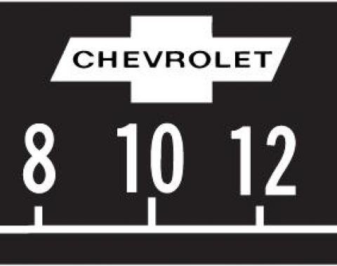 RetroSound Chevrolet Logo Screen Protector with Solid "Bowtie", Pkg of 3