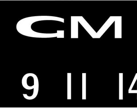 RetroSound GMC Logo Screen Protector, Pkg of 3