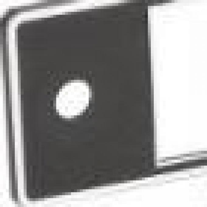 RetroSound Black with Chrome Trim Mini Euro Plate (#503)