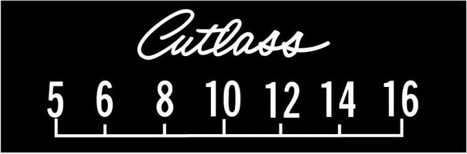 RetroSound Oldsmobile Cutlass Logo Screen Protector, Pkg of 3