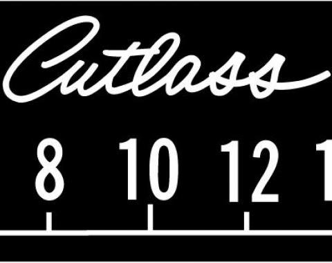RetroSound Oldsmobile Cutlass Logo Screen Protector, Pkg of 3