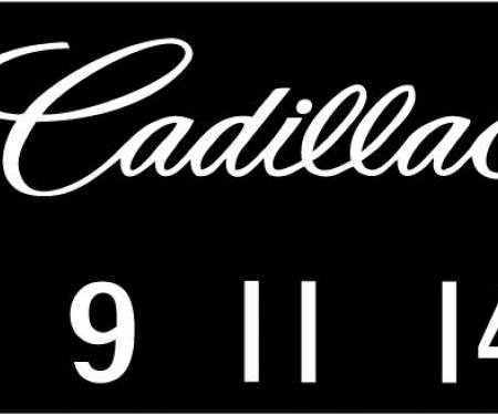 RetroSound Cadillac Logo Screen Protector, Pkg of 3