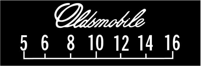 RetroSound Oldsmobile Logo Screen Protector, Pkg of 3