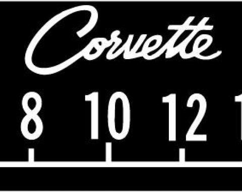 RetroSound Chevrolet Corvette Logo Screen Protector, Pkg of 3