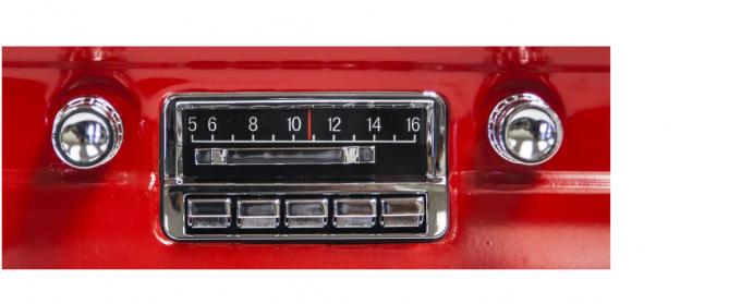 Custom Autosound 1964-1966 Ford Mustang Slidebar Radio