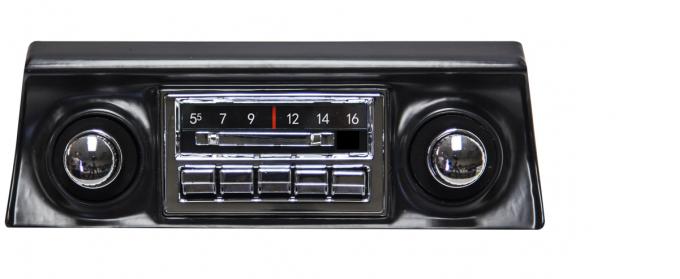Custom Autosound 1968-1976 Chevrolet Corvette Slidebar Radio